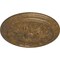 Ekena Millwork Vienna Ceiling Medallion (Fits Canopies up to 3 1/4"), Hand-Painted Rubbed Bronze, 16 7/8"OD x 5/8"P CM17VIRZS - alternate 3
